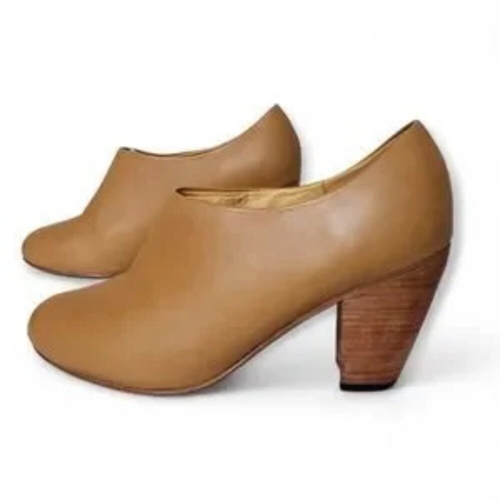 Dieppa Restrepo "Lady" Leather Ankle Boots Booties Camel 39